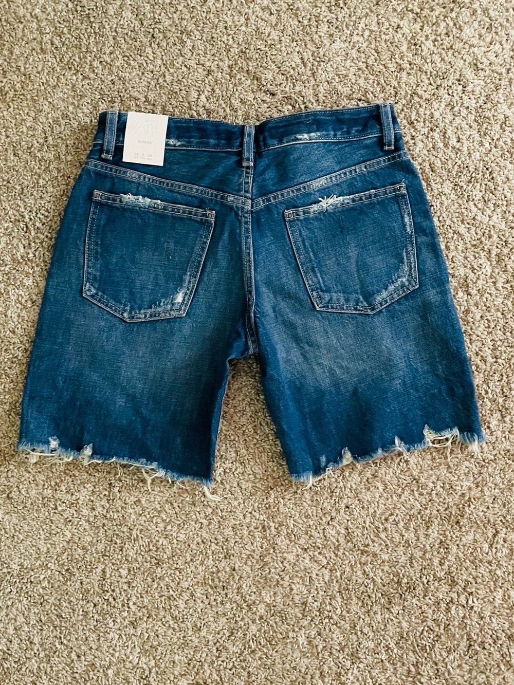 NEW!! Women's Zara Bermuda Denim Shorts